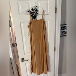 Festival Chic Tan Dress